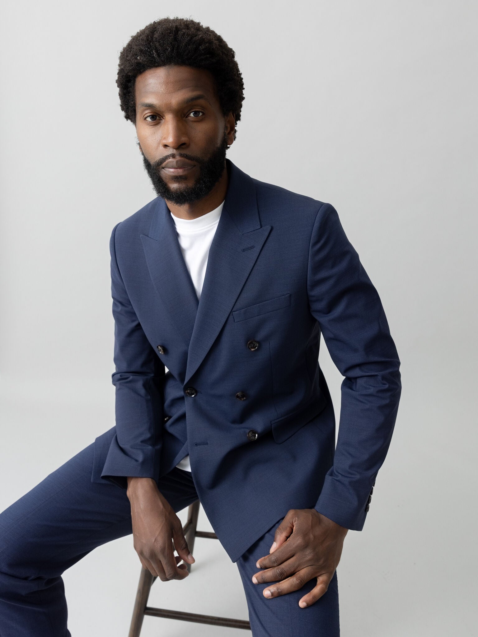 Modelshot / Navy / Detail